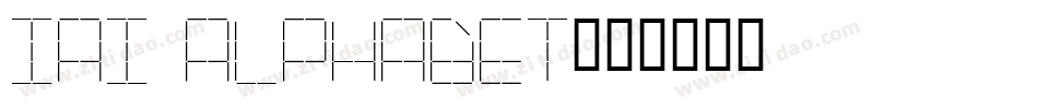 iAi Alphabet字体转换